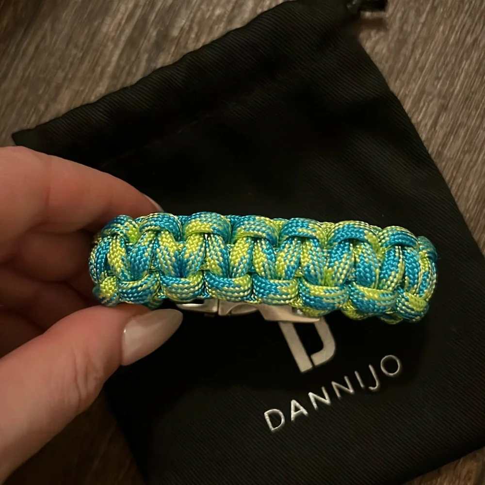 Dannijo braided crystal cuff bracelet